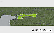 Physical Panoramic Map of Paikuse, darken, semi-desaturated