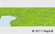 Physical Panoramic Map of Paikuse