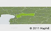 Physical Panoramic Map of Paikuse, semi-desaturated