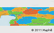 Political Panoramic Map of Paikuse