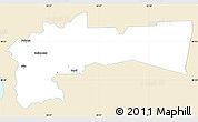 Classic Style Simple Map of Paikuse, single color outside