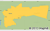 Savanna Style Simple Map of Paikuse, single color outside