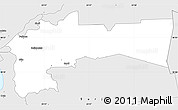 Silver Style Simple Map of Paikuse