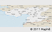 Classic Style Panoramic Map of Pärnu
