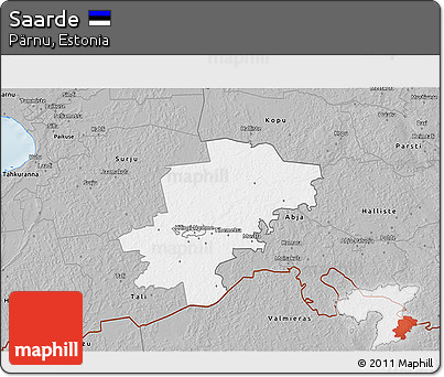 Gray 3D Map of Saarde