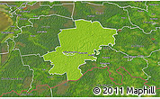 Physical 3D Map of Saarde, satellite outside