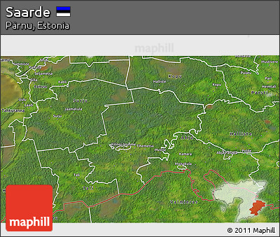 Satellite 3D Map of Saarde