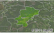 Satellite 3D Map of Saarde, semi-desaturated