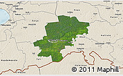 Satellite 3D Map of Saarde, shaded relief outside