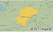 Savanna Style 3D Map of Saarde