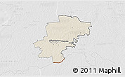 Shaded Relief 3D Map of Saarde, lighten, desaturated