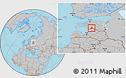 Gray Location Map of Saarde