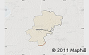 Shaded Relief Map of Saarde, lighten, semi-desaturated