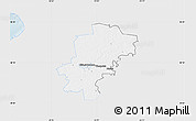 Silver Style Map of Saarde, single color outside
