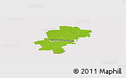 Physical Panoramic Map of Saarde, cropped outside