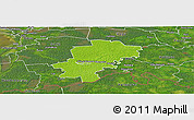 Physical Panoramic Map of Saarde, satellite outside