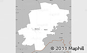 Gray Simple Map of Saarde