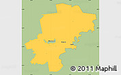 Savanna Style Simple Map of Saarde, single color outside