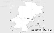 Silver Style Simple Map of Saarde