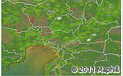 Satellite 3D Map of Sauga