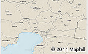 Shaded Relief 3D Map of Sauga