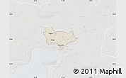 Shaded Relief Map of Sauga, lighten, semi-desaturated