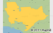 Savanna Style Simple Map of Sauga