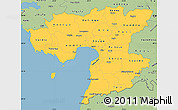 Savanna Style Simple Map of Pärnu