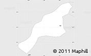 Silver Style Simple Map of Sindi
