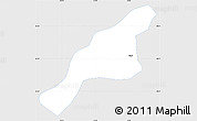 Silver Style Simple Map of Sindi, single color outside