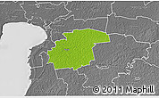 Physical 3D Map of Surju, desaturated