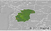 Satellite 3D Map of Surju, lighten, desaturated