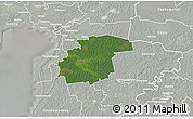 Satellite 3D Map of Surju, lighten, semi-desaturated