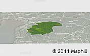 Satellite Panoramic Map of Surju, lighten, semi-desaturated