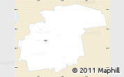 Classic Style Simple Map of Surju, single color outside