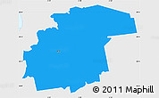 Political Simple Map of Surju, single color outside
