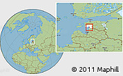 Savanna Style Location Map of Tahkuranna, highlighted parent region