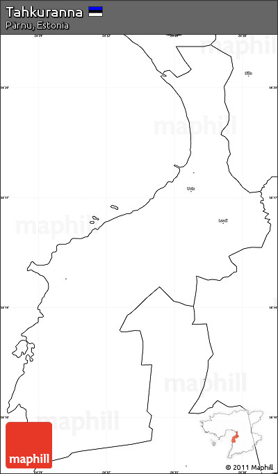 Blank Simple Map of Tahkuranna