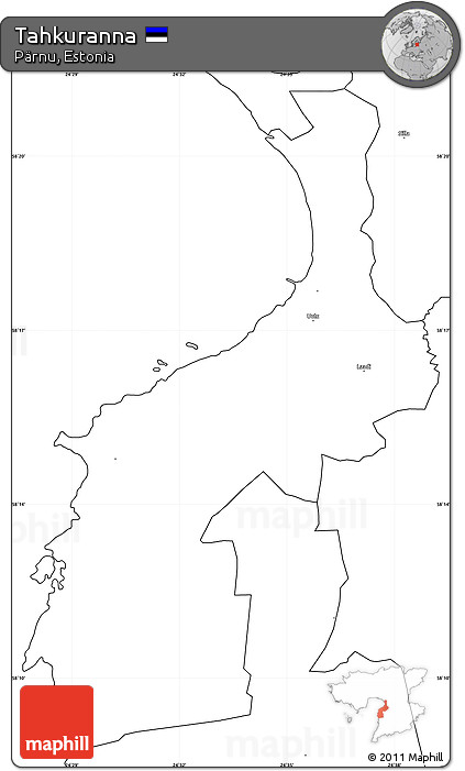 Blank Simple Map of Tahkuranna