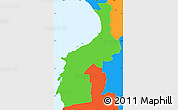 Political Simple Map of Tahkuranna