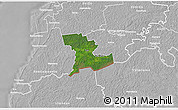 Satellite 3D Map of Tali, lighten, desaturated