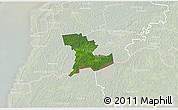Satellite 3D Map of Tali, lighten