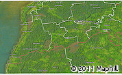 Satellite 3D Map of Tali