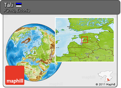 Physical Location Map of Tali