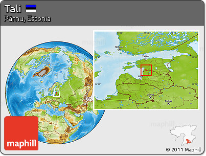 Physical Location Map of Tali