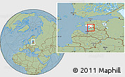 Savanna Style Location Map of Tali, highlighted parent region, hill shading