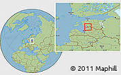 Savanna Style Location Map of Tali