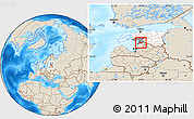 Shaded Relief Location Map of Tali, highlighted country, highlighted parent region