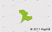 Physical Map of Tali, cropped outside