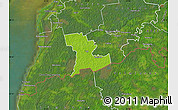 Physical Map of Tali, satellite outside